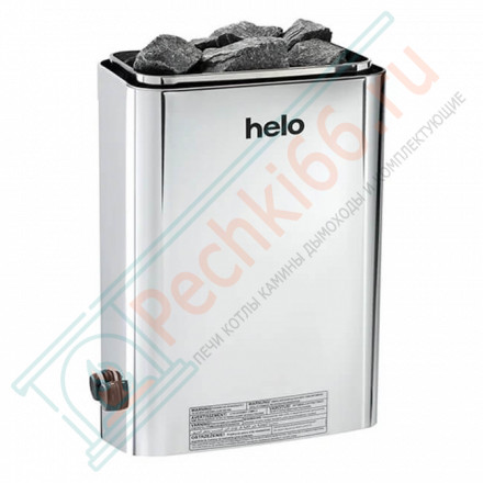 Печь для сауны VIENNA 60 STS (6 кВт, цвет хром, 12/20 кг камней)