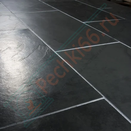 Плитка сланец Black Brushed Brazil 600 x 300 x 10 мм (1,08 м2 / 6 шт)