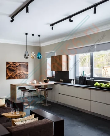 Плитка сланец Black Brushed Brazil 600 x 300 x 10 мм (1,08 м2 / 6 шт)