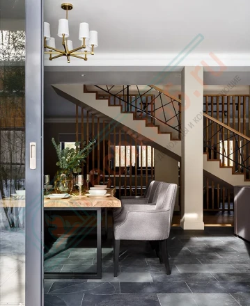 Плитка сланец Black Brushed Brazil 600 x 300 x 10 мм (1,08 м2 / 6 шт)