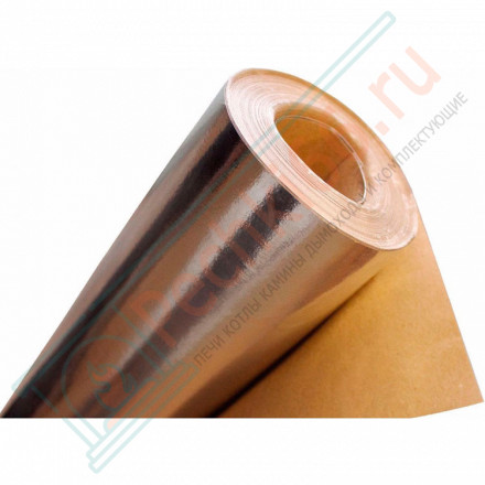 Фольга алюминиевая на бумажной основе (0,91м*33 м/п) 30 м2 (Россия)