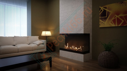 Встраиваемый биокамин Lux Fire Фронтальный 1100 M