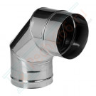 Отвод 90° без изол (НЕРЖ-321/0,5) d-120 (Дымок-Lux) Отвод 90° без изол (НЕРЖ-321/0,5) d-120 (Дымок-Lux)