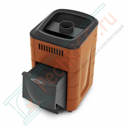 Печь для бани Компакт 2017 Inox ДА терракота (T.M.F) до 12 м3