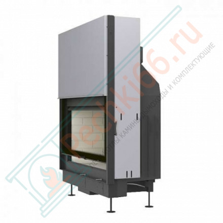Топка Вега 1200 B принтинг черный шамот подовое горение (Экокамин)