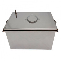 Коптильня нержавеющая с гидрозатвором малая (Везувий)