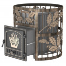 Чугунная печь для бани Эверест 24 Ковка (281) (Everest) Чугунная печь для бани Эверест 24 Ковка (281) (Everest)