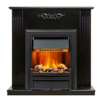 Каминокомплект Lumsden - Венге с электроочагом Brookline Black