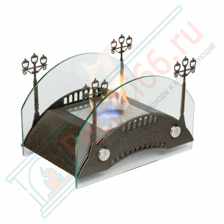 Биокамин Пушкинский мост S, бронза (LuxFire)