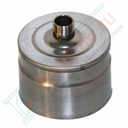 Заглушка с конденсатотводом (НЕРЖ-439/0,5) d-160 (УМК)