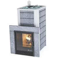 Печь для бани из нержавейки ИзиСтим Ялта-35 талькохлорит
