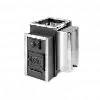 Печь для бани ПБ-22Б, 6 мм, под навесной бак 45 л (Радуга) до 25 м3