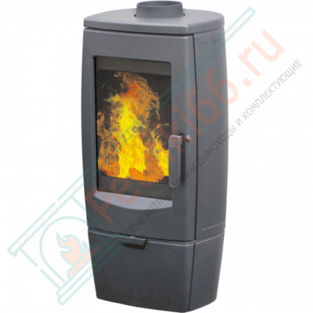 Чугунная печь-камин Gala серая (Plamen)
