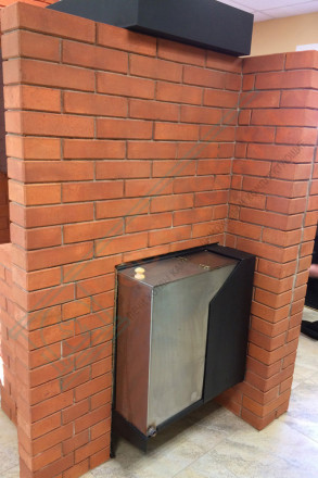 Печь для бани № 05М в комплекте с баком 51 л (Тройка)