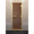 Стеклянная дверь для хамама в золотом профиле, бронза матовая 190х70 (по коробке) (DoorWood)