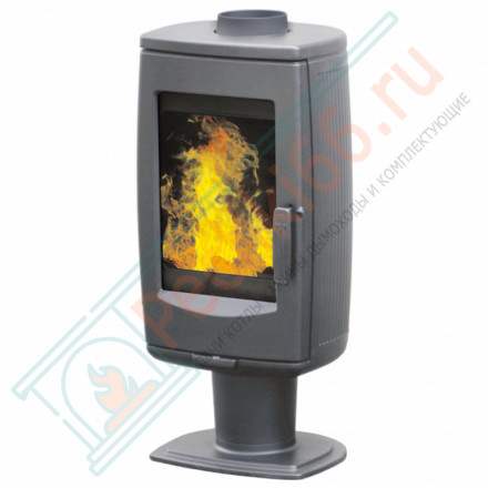 Чугунная печь-камин Aria серая (Plamen)