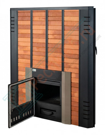 Печь для русской бани № 06МК-16 в кирпичном кожухе (Тройка) до 16м3