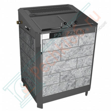 Электрическая паротермальная печь ПАРиЖАР 12 кВт, серпентенит «Бархат» (Инжкомцентр ВВД) до 15,5 м3