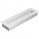 Решётка вентиляционная каминная белая 110х420 42B (Kratki) Решётка вентиляционная каминная белая 110х420 42B (Kratki)