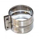 Хомут обжимной (НЕРЖ-439/0,5) d-130 (УМК)