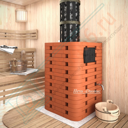 Печь банная Емельяныч под обкладку, с дверцей ДТ-4 (Дионис)