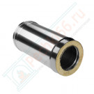 Сэндвич труба для дымохода L=500 (НЕРЖ-321/0,5-НЕРЖ-439/0,5) d-300/380 (Дымок-Lux) Сэндвич труба для дымохода L=500 (НЕРЖ-321/0,5-НЕРЖ-439/0,5) d-300/380 (Дымок-Lux)