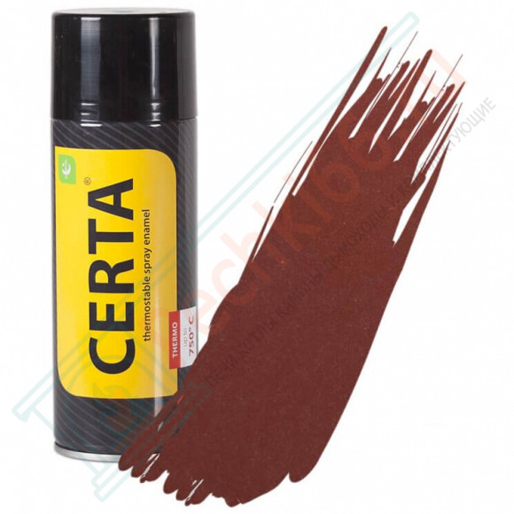 Термостойкая краска аэрозоль 0,52л, коричневый, +500°С (Certa) в Нижневартовске
