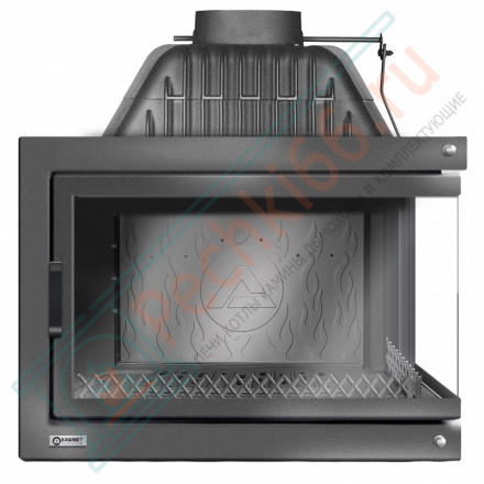 Чугунная топка W17 PB, с правым стеклом 16.1 kW (Kaw-Met)
