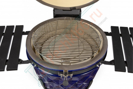Керамический гриль Diamond Egg XL синий