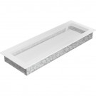 Решётка вентиляционная каминная белая 170х490 49B (Kratki) Решётка вентиляционная каминная белая 170х490 49B (Kratki)