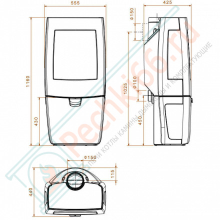 Чугунная печь Sense 403 (Dovre)