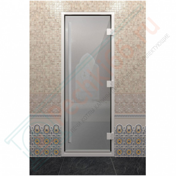 Стеклянная дверь DoorWood «Хамам Престиж Сатин» 2000х800 мм в Нижневартовске