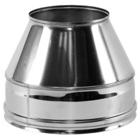 Конус Факел V50R с изол (AISI-321/0,8-AISI-304/0,5) d-250/350 (Вулкан-Cerablanket)
