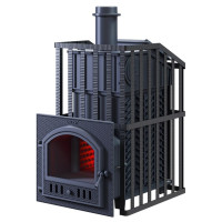 Чугунная печь для бани Гефест GFS-ЗК 45 (М) Ураган (ТехноЛит)