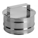 Ревизия на трубу без изол (НЕРЖ-321/0,5) d-130 (Дымок-Lux) Ревизия на трубу без изол (НЕРЖ-321/0,5) d-130 (Дымок-Lux)