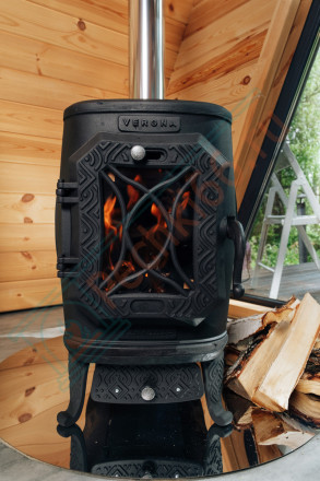 Чугунная отопительная печь "Verona" (Теплодар)