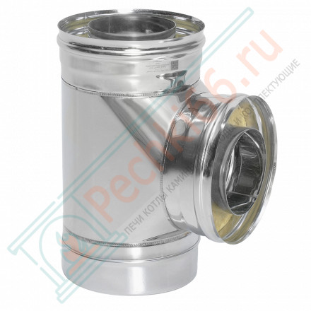 Тройник Термо TРТ(М)-Р 87° + 2 хомута (316-0.8/304-0.5) d-120/220 (ТиС Промо)