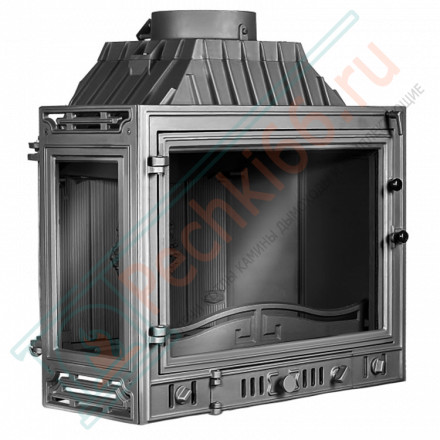 Чугунная топка W4 LB, с левым стеклом (Kaw-Met)