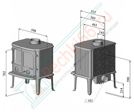 Печь-камин Morsø 2110 (Morso)