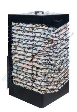 Печь для бани № 06-ГТ 60 на газу с сеткой для камней (усиленная) (Тройка) до 36 м3