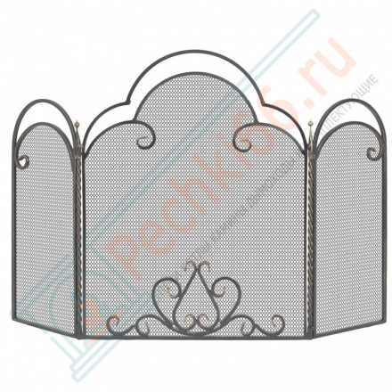 Экран каминный С130В, бронза (Везувий)