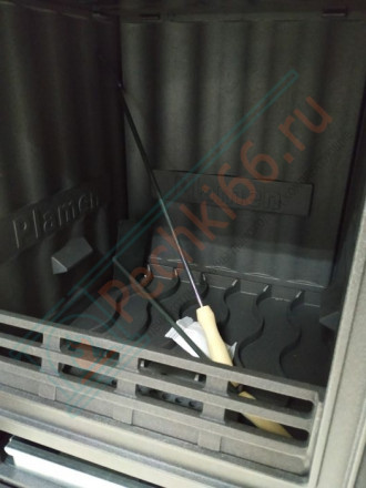 Чугунная печь-камин Laguna, коричневая (Plamen)