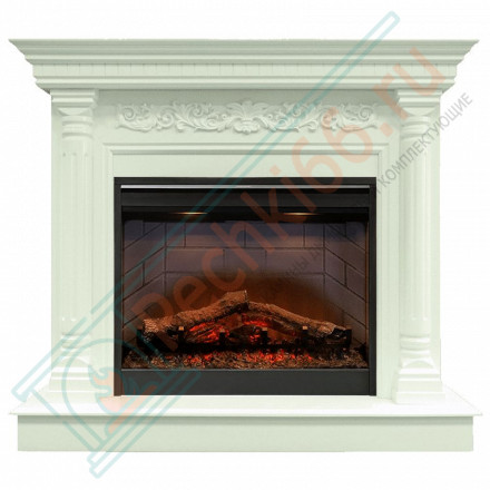 Каминокомплект Sicilia - Белый дуб с электрокамином Symphony 26'' DF2608-INT