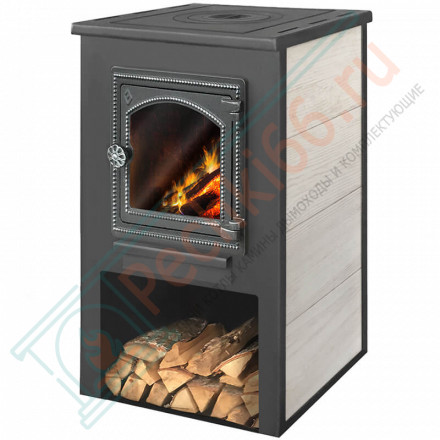 Печь-камин ДТ-4С с плитой (Этна)