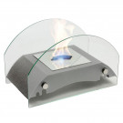 Биокамин настольный мост M, серебро (LuxFire) Биокамин настольный мост M, серебро (LuxFire)