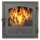 Дверца каминная чугунная 280, бронза (Везувий) Дверца каминная чугунная 280, бронза (Везувий)