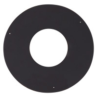 Накладка декоративная круглая, черная d-250 (КПД)
