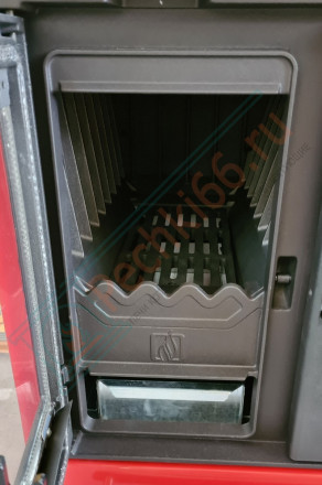 Отопительно-варочная плита 850 GLAS, красная (Plamen) 11 кВт