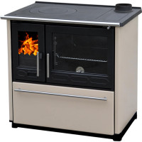 Отопительно-варочная плита 850 GLAS, крем (Plamen) 11 кВт