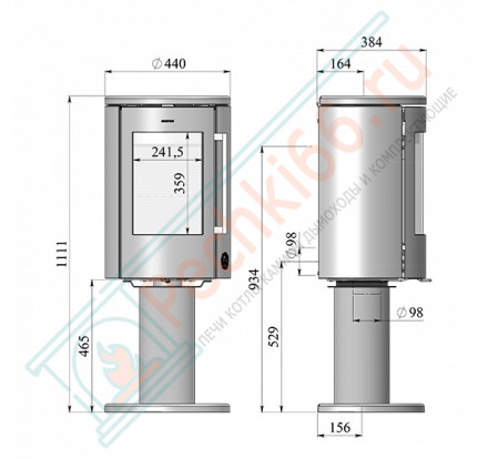 Печь-камин Morsø 7349 (Morso)